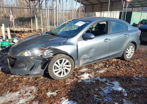 2012 Mazda Mazda3 I Touring from USA, damaged, VIN JM1BL1V87C1659650
